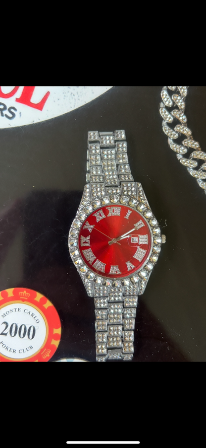 Scarface Tisch – Tony Montana Design mit Bling Uhr, Gold & Pokerstyle