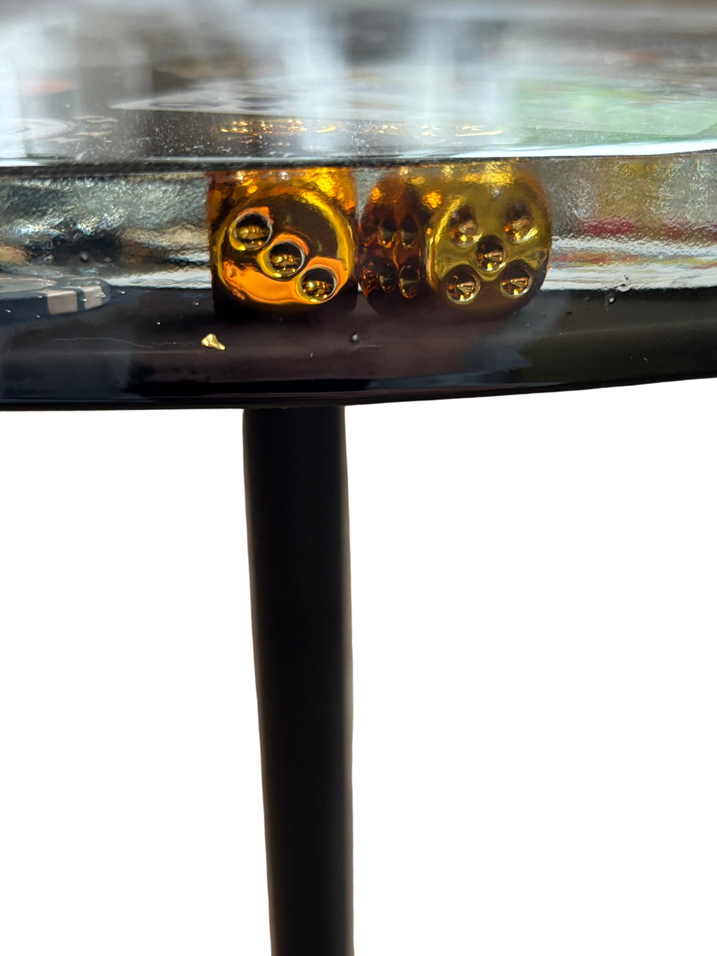 Monte Carlo High Stakes Poker Tisch silber – Luxus Design Edition