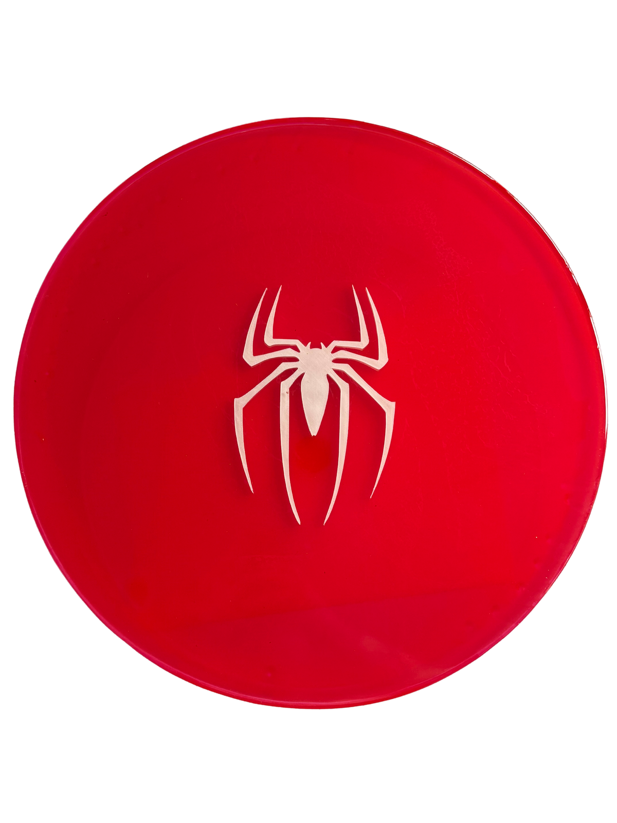 "Spider Instinct – Designer-Tisch in Rot & Weiß"