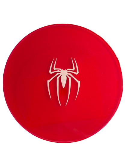 "Spider Instinct – Designer-Tisch in Rot & Weiß"
