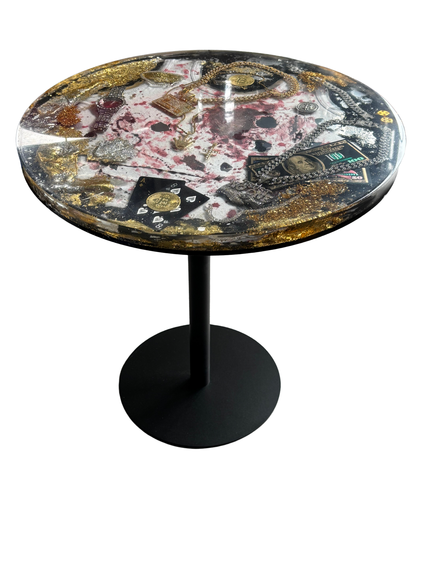 Gangsta Tisch – Bling, Blut, Bitcoin & Gangsterromantik